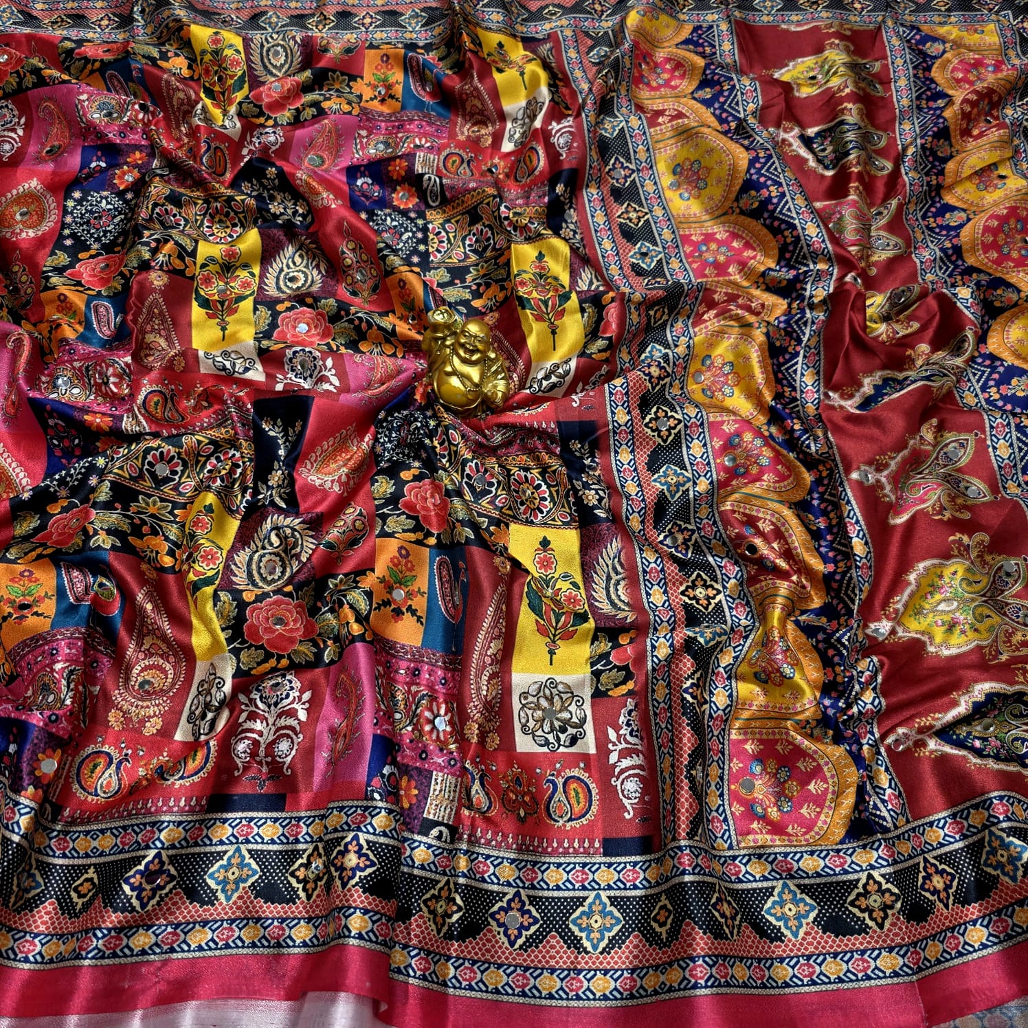 Elegant Masakali Printed Silk Saree