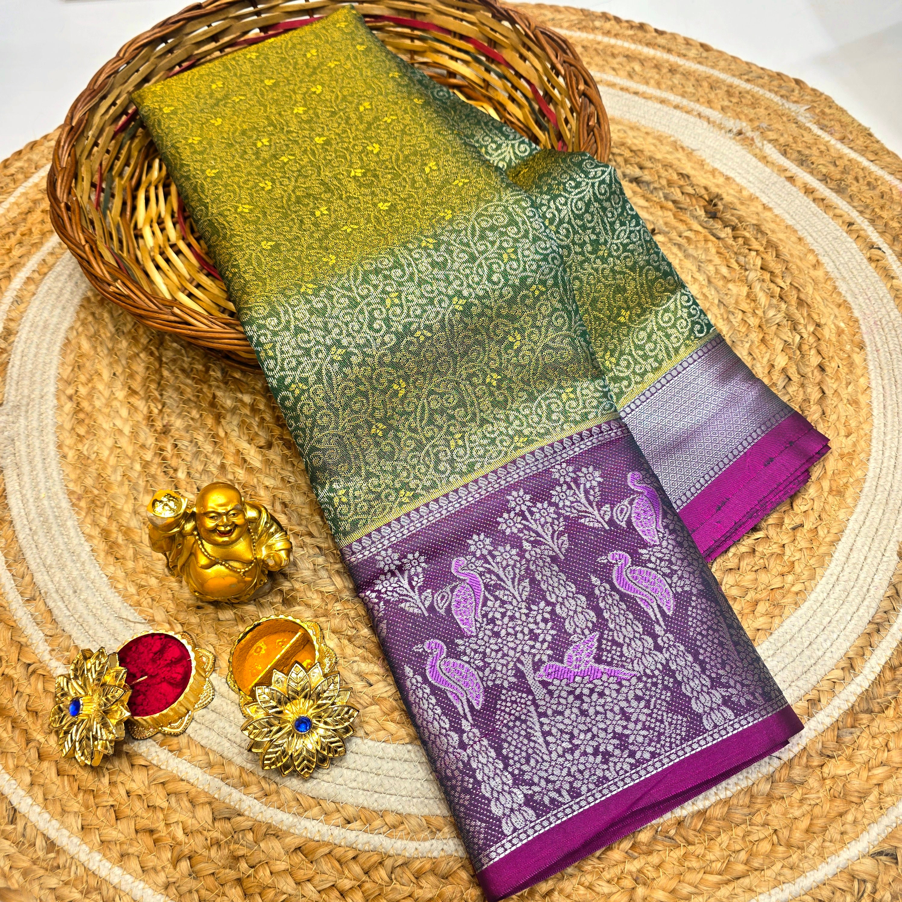 Tissue Bridal Saree
