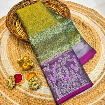 Tissue Bridal Saree