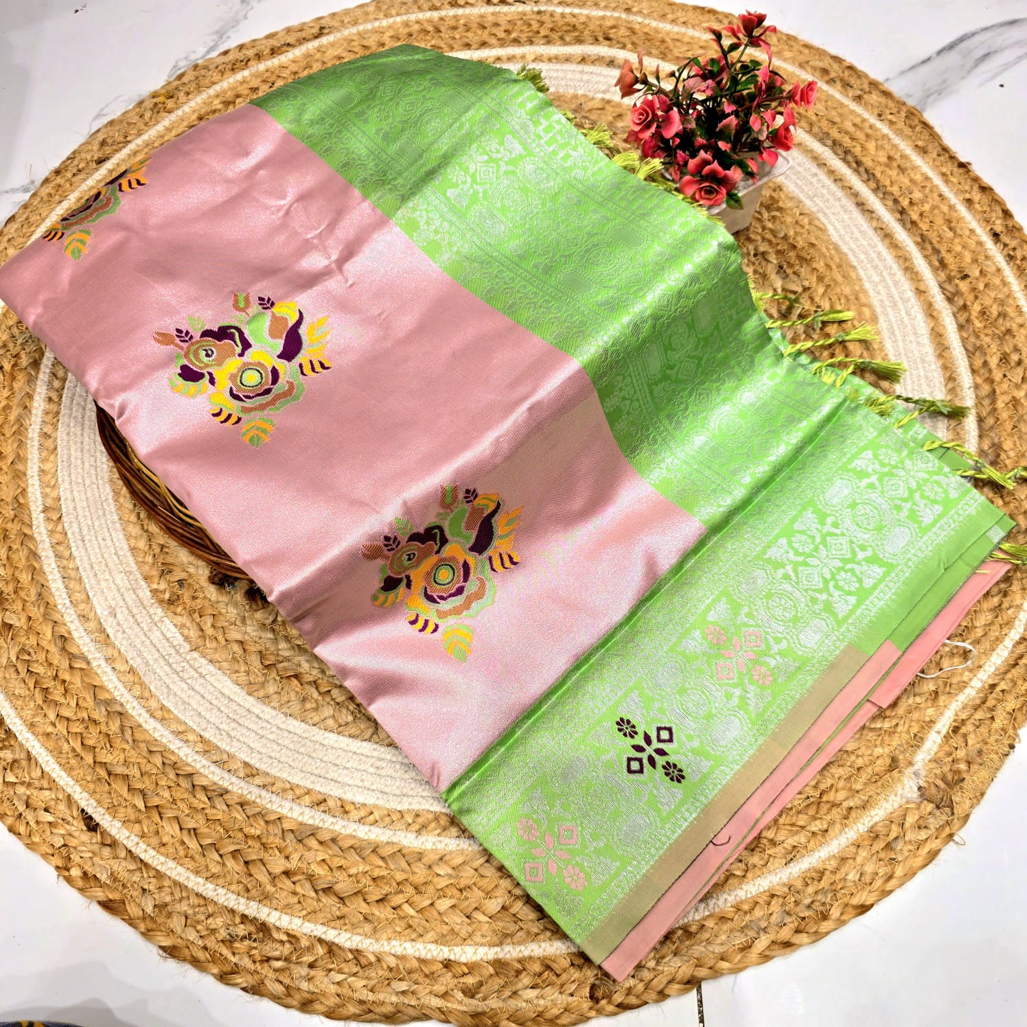 Fancy Tissue Silk Saree