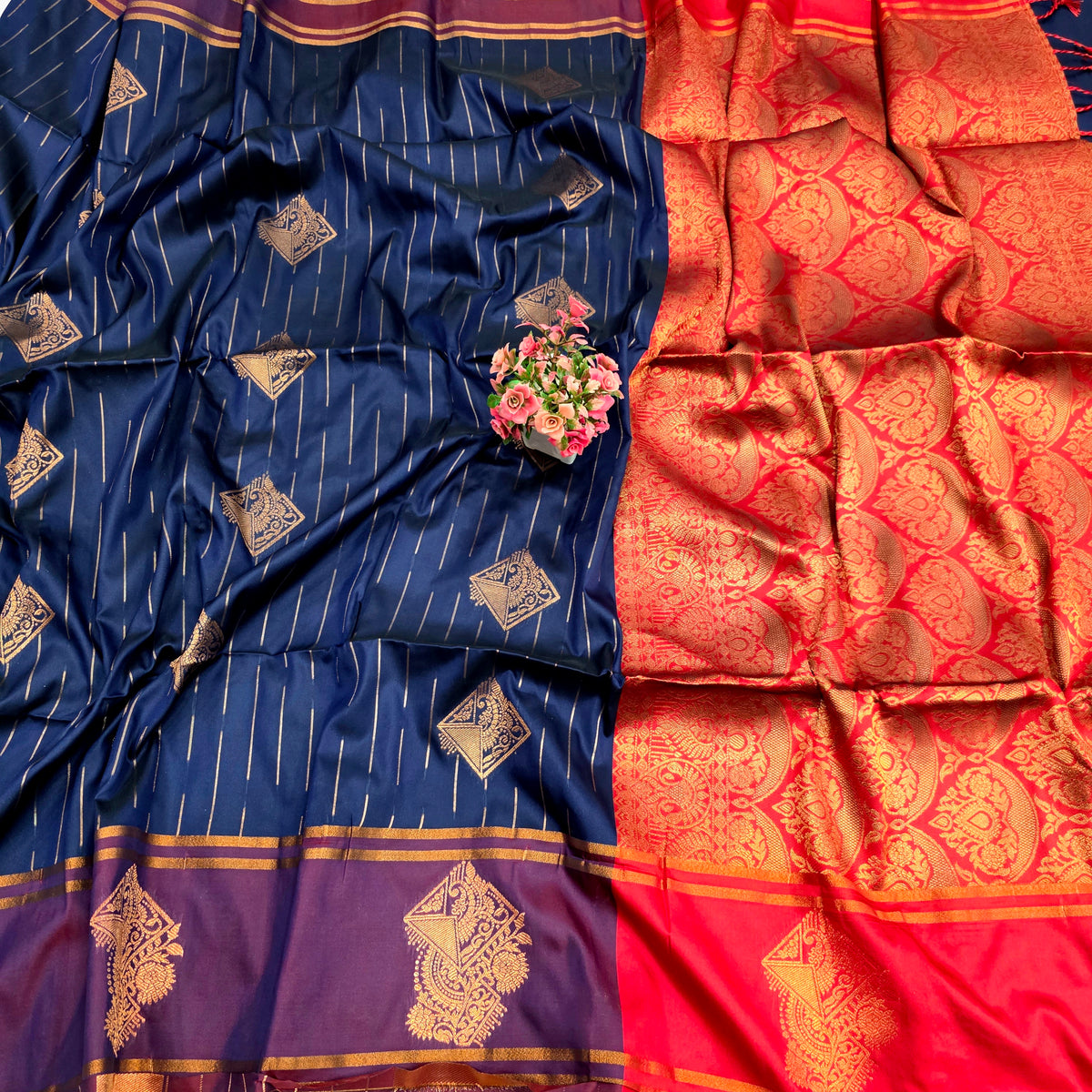 ElamPillai Silk Saree ( Same Colour only dispatch )