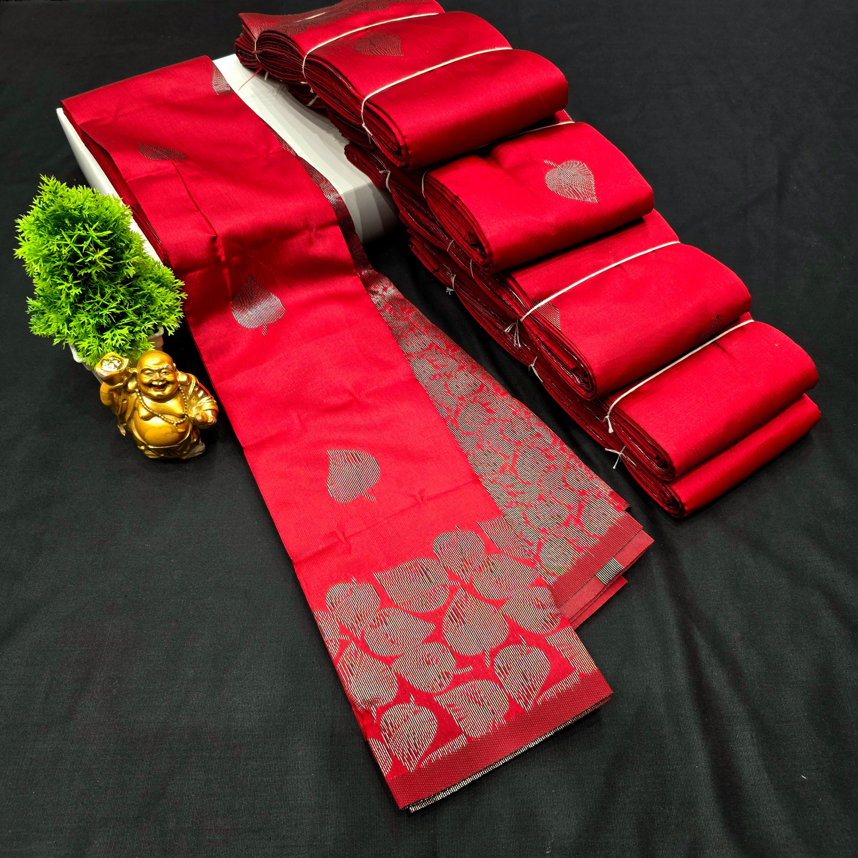 Borderless kubera Silk Saree