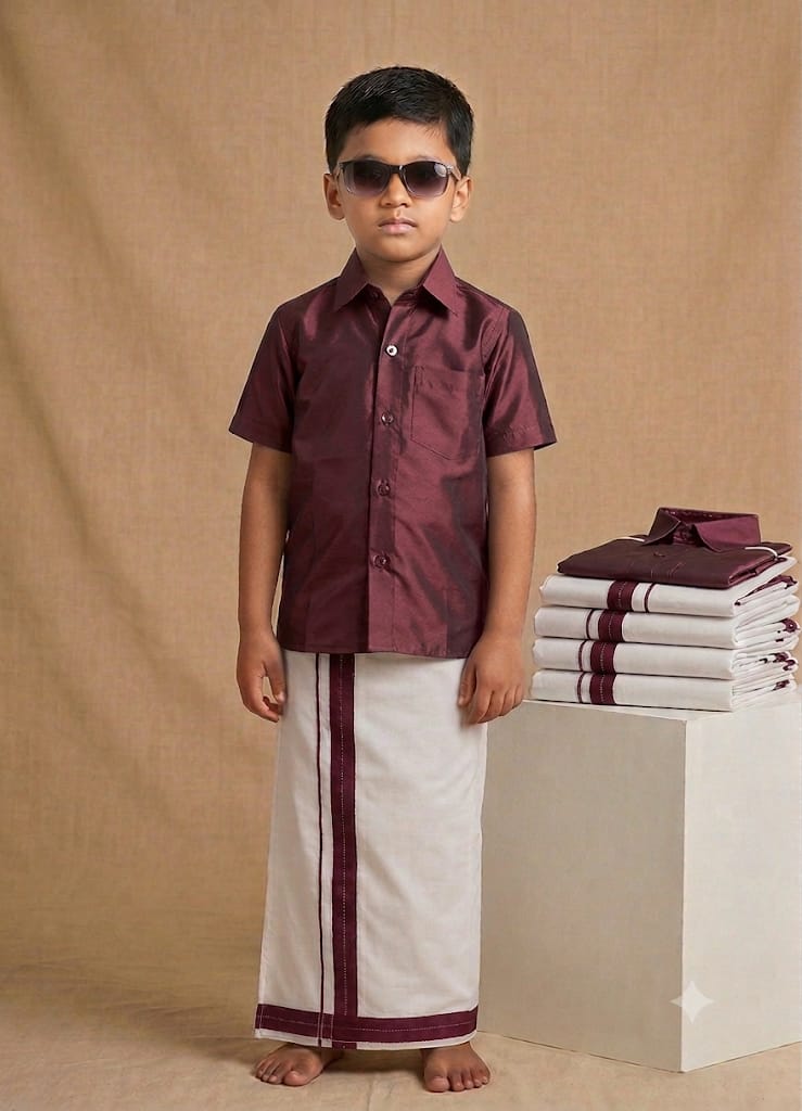 Children Vesti Shirt Set