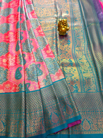 Bridal Tissue Semi Silk saree