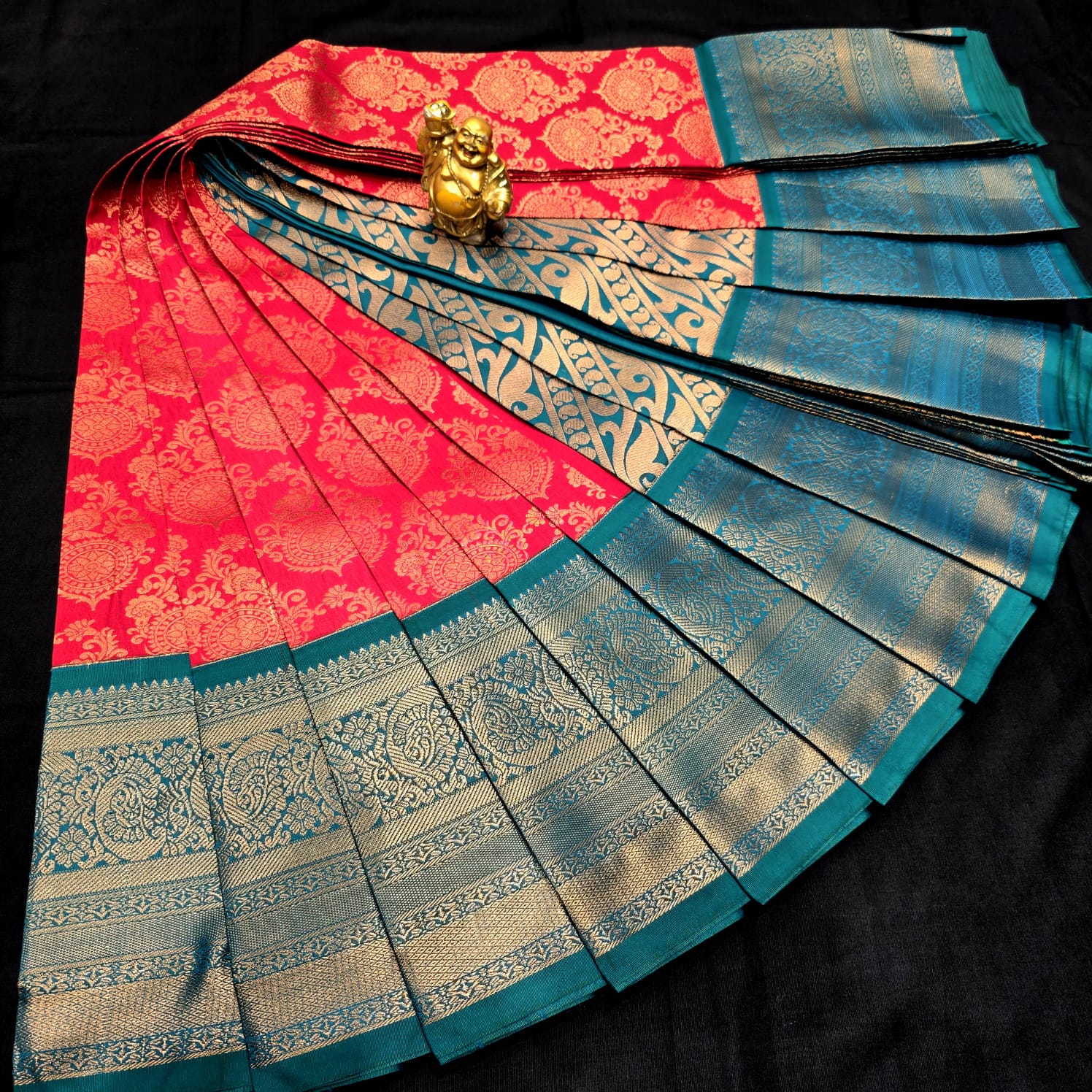 All Self Bridal Saree