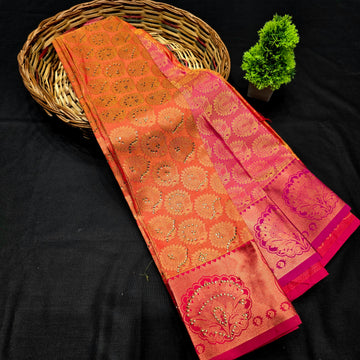 All Self Bridal Saree