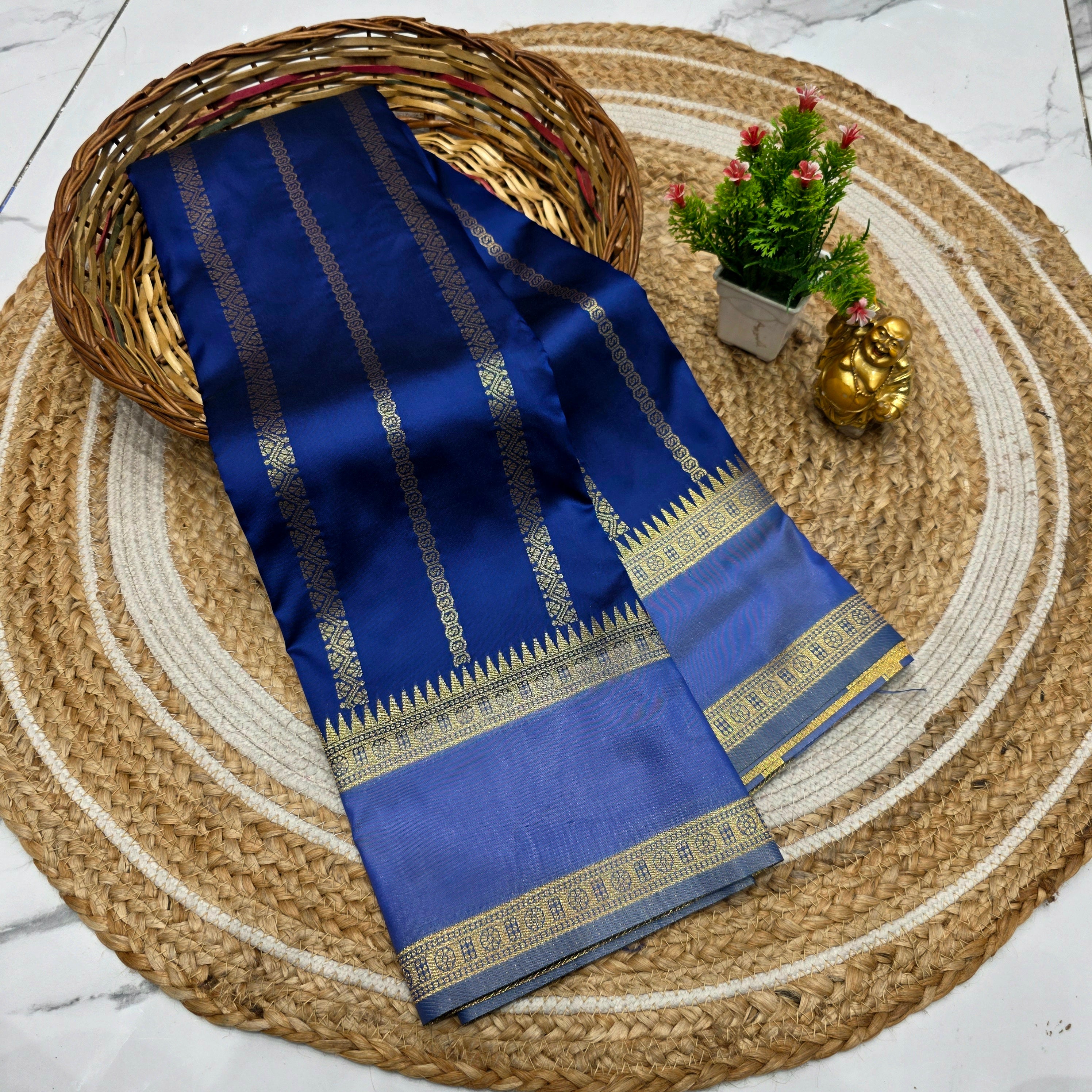 Production Banarasi Soft Silk Saree