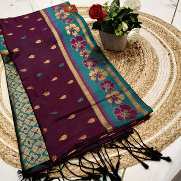 Flower Luxury Soft Silk Saree
