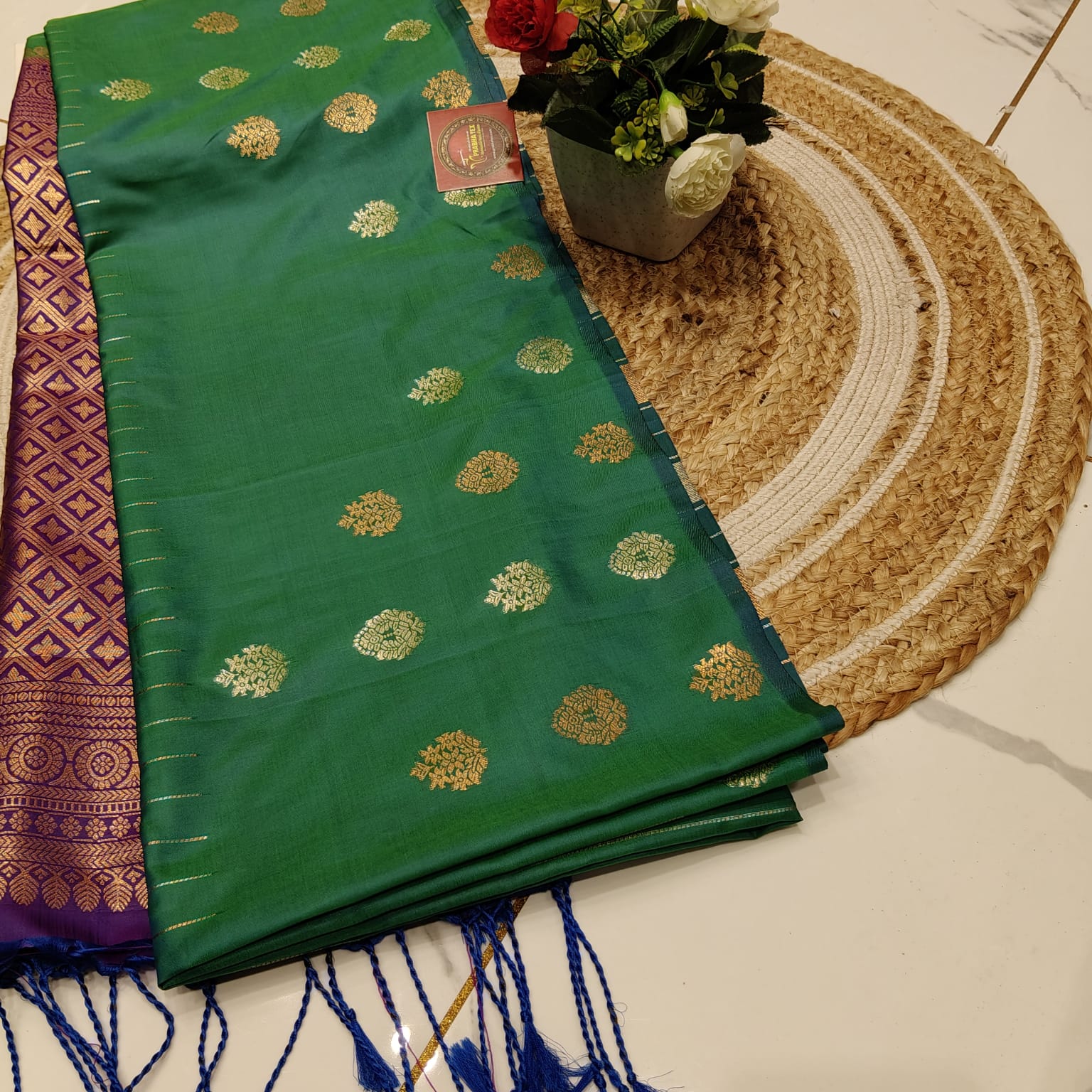 Flower Luxury Soft Silk Saree