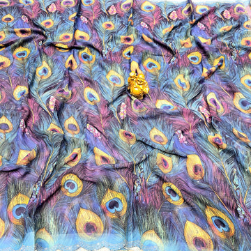 Peacock Stone Work Saree ( Pre booking )