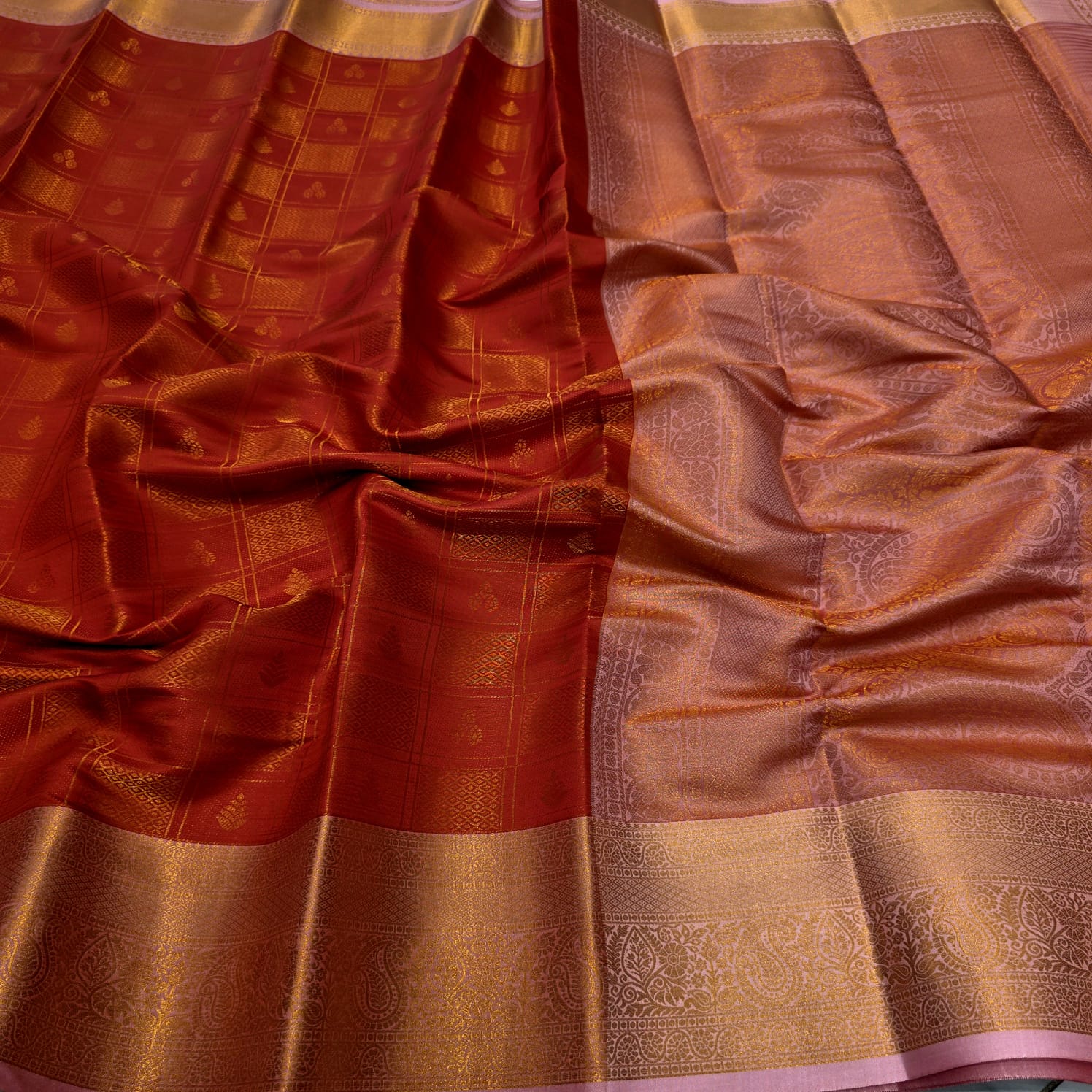 Premium Checked Soft Silk Saree