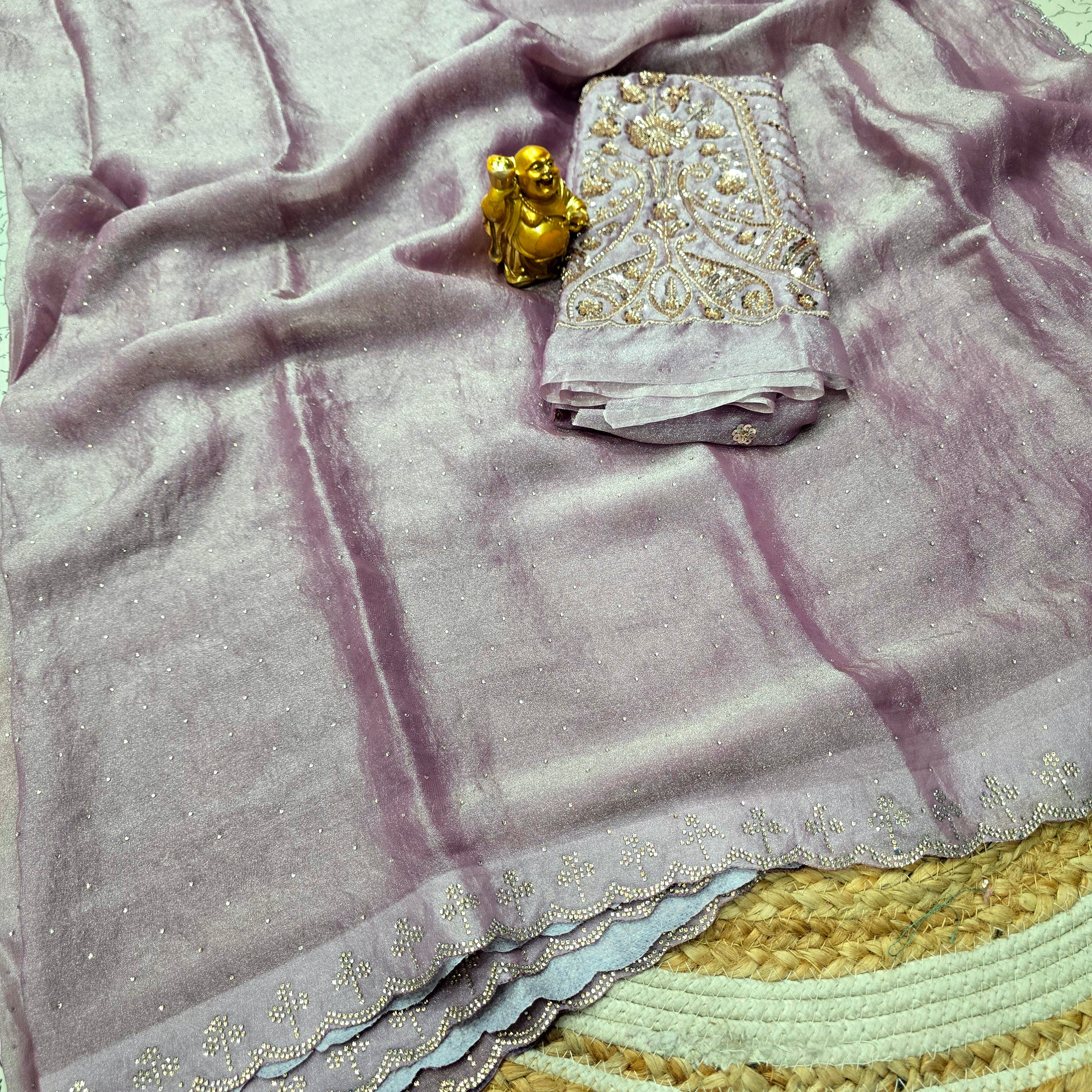 Space Silk Party Wear Saree