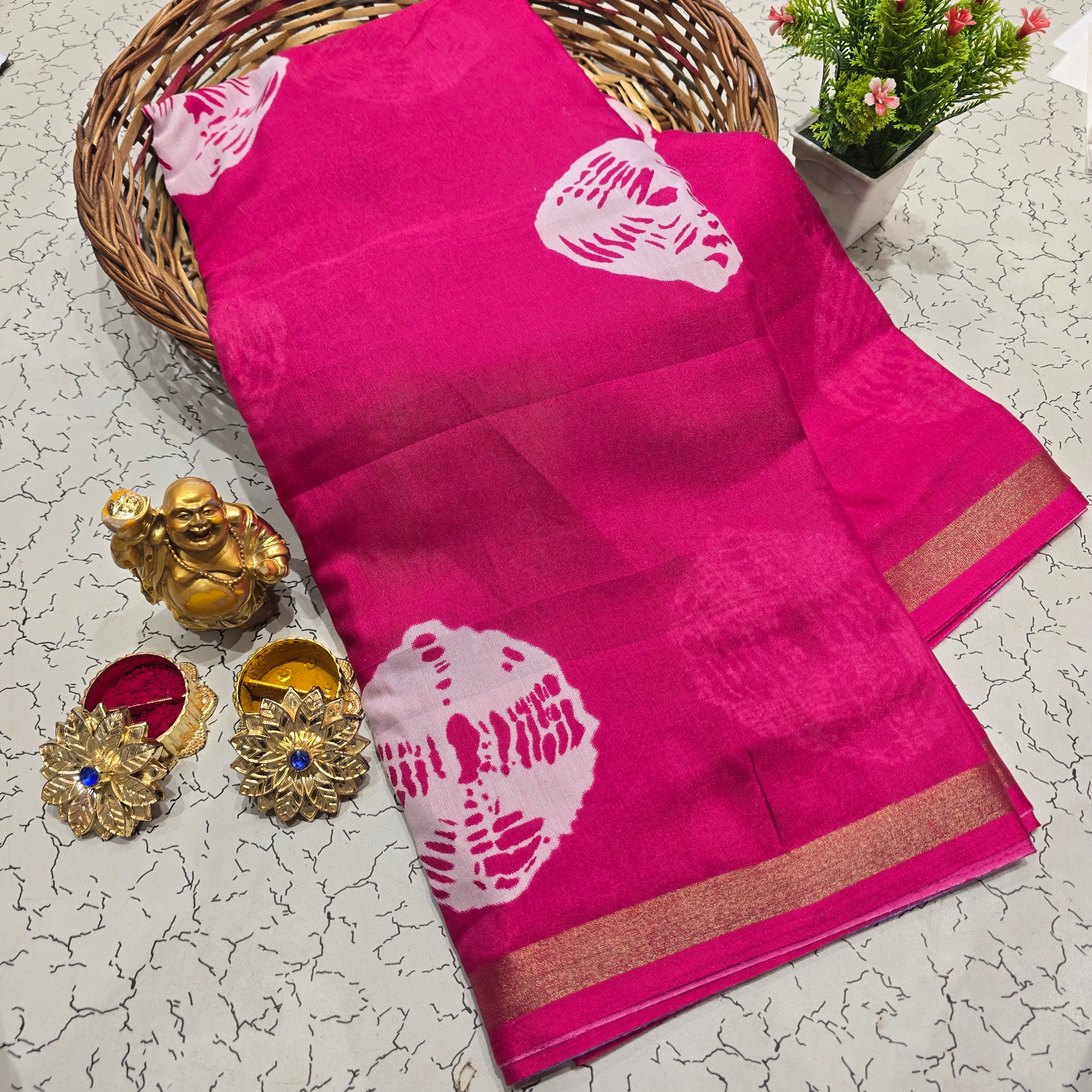 Malmal Cotton Saree