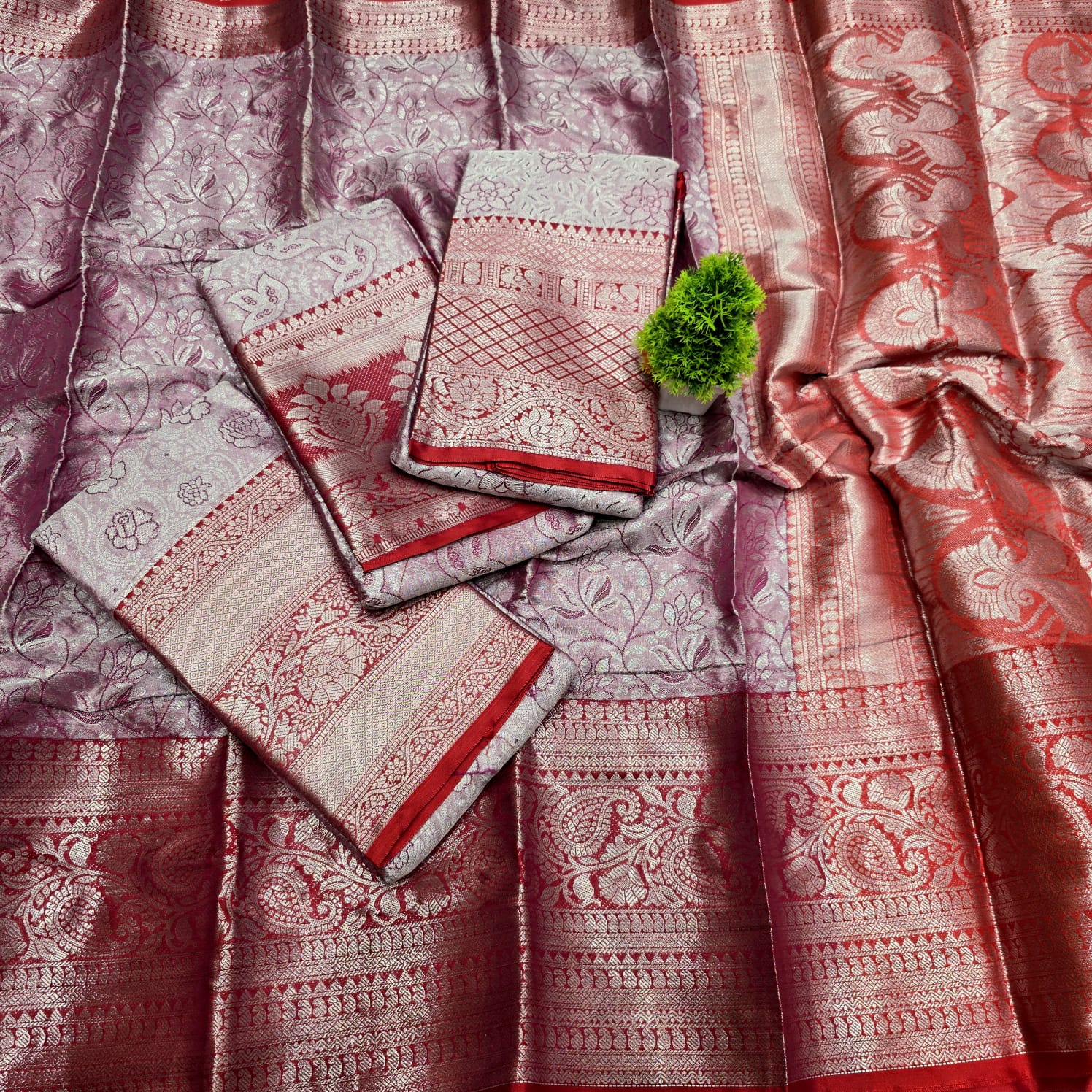 One Gram Silver Saree