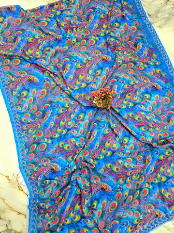 Peacock Silk Saree