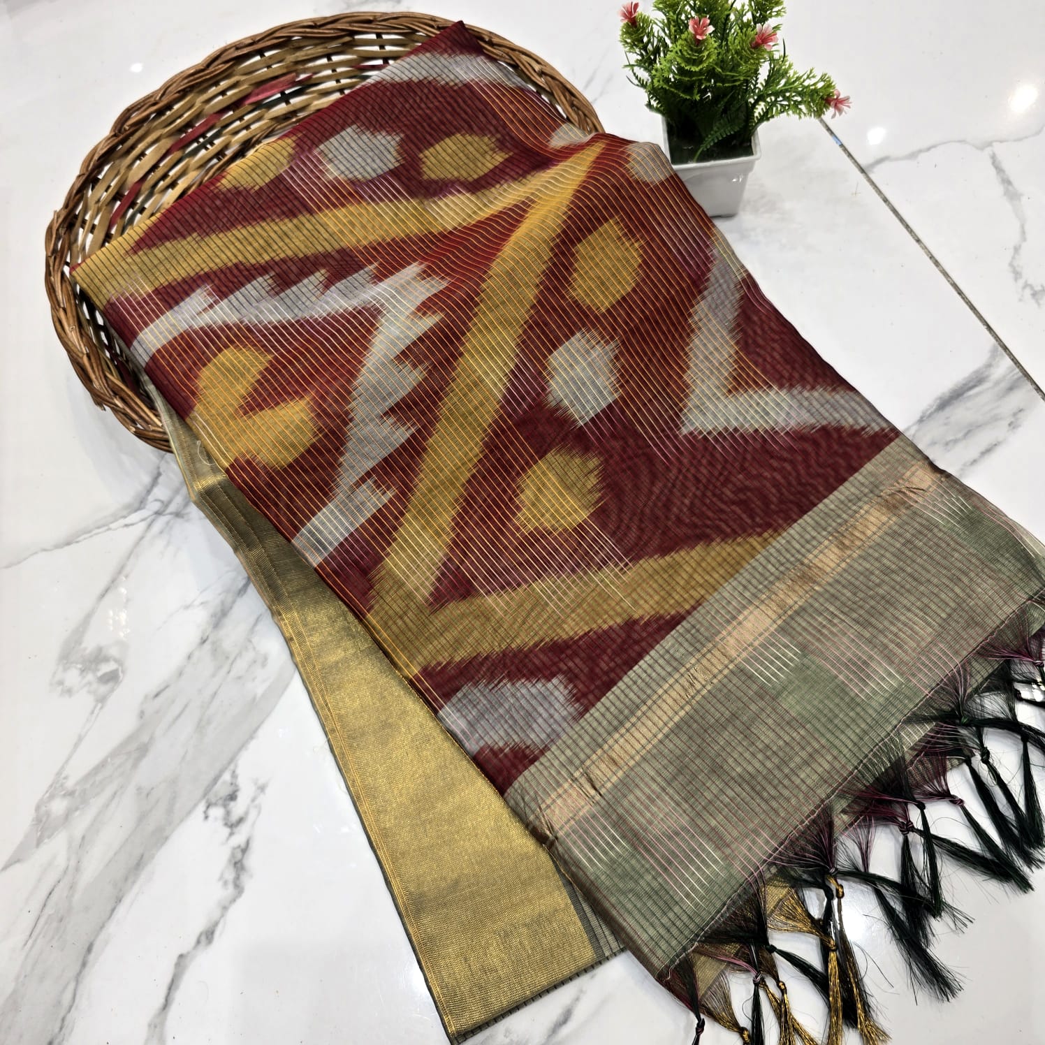 Pochampally Cotton Saree