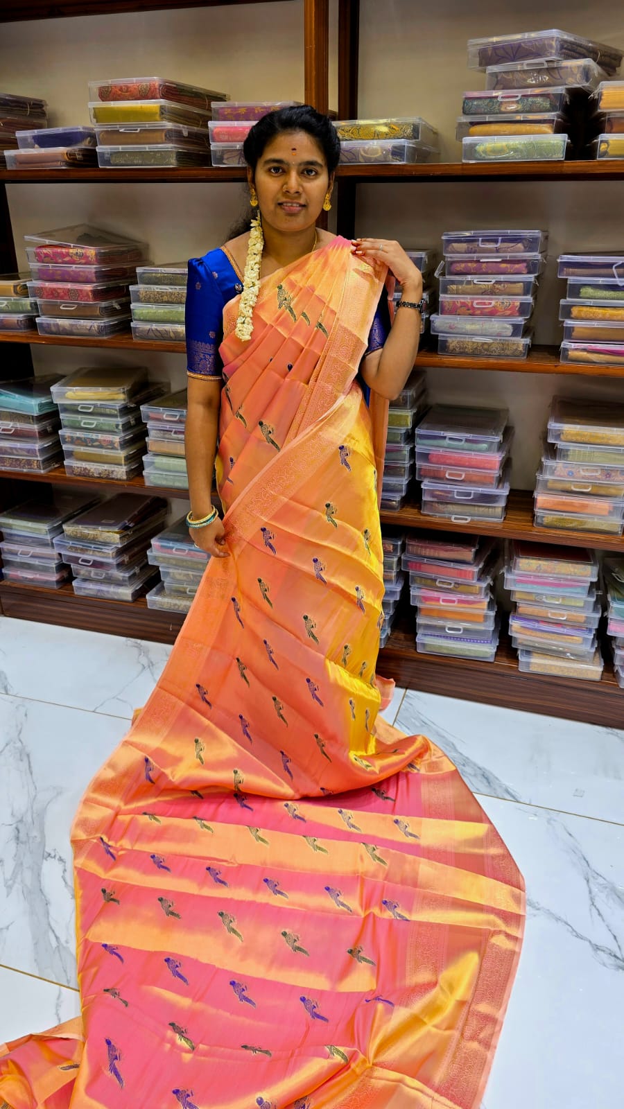 Attractive Bridal Silk Saree