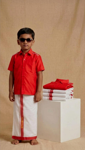 Children Vesti Shirt Set