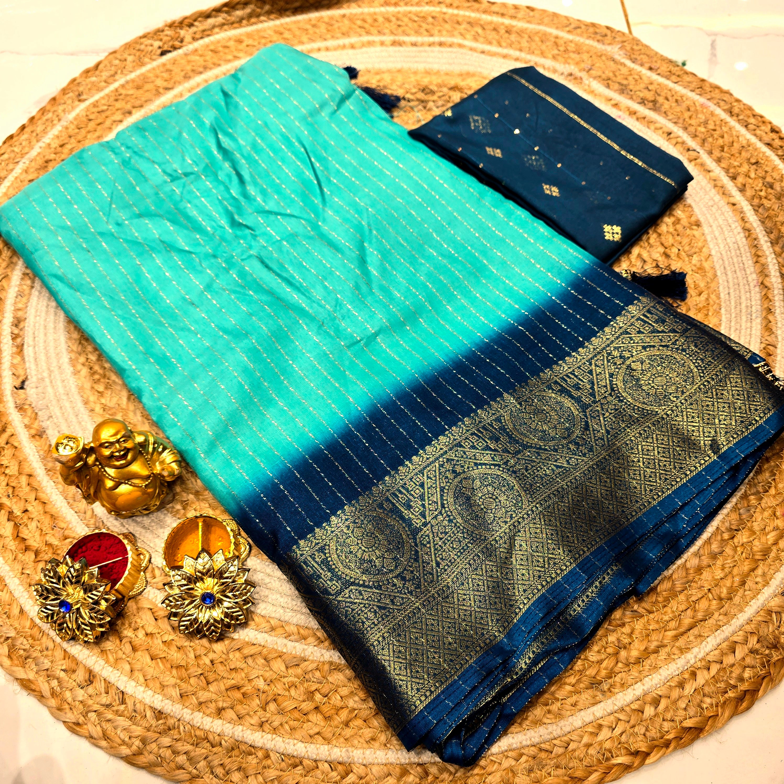 Fancy Blouse Work Saree