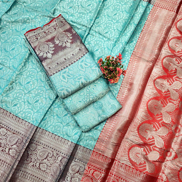 One Gram Silver Saree ( Same Colour only dispatch )
