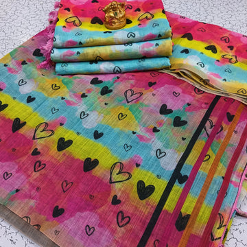 Trending Linen Offer Sarees